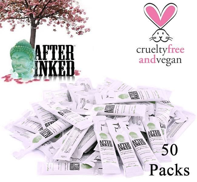 After Inked® Aftercare Lotion Pillow Packs - 50 Pieces
