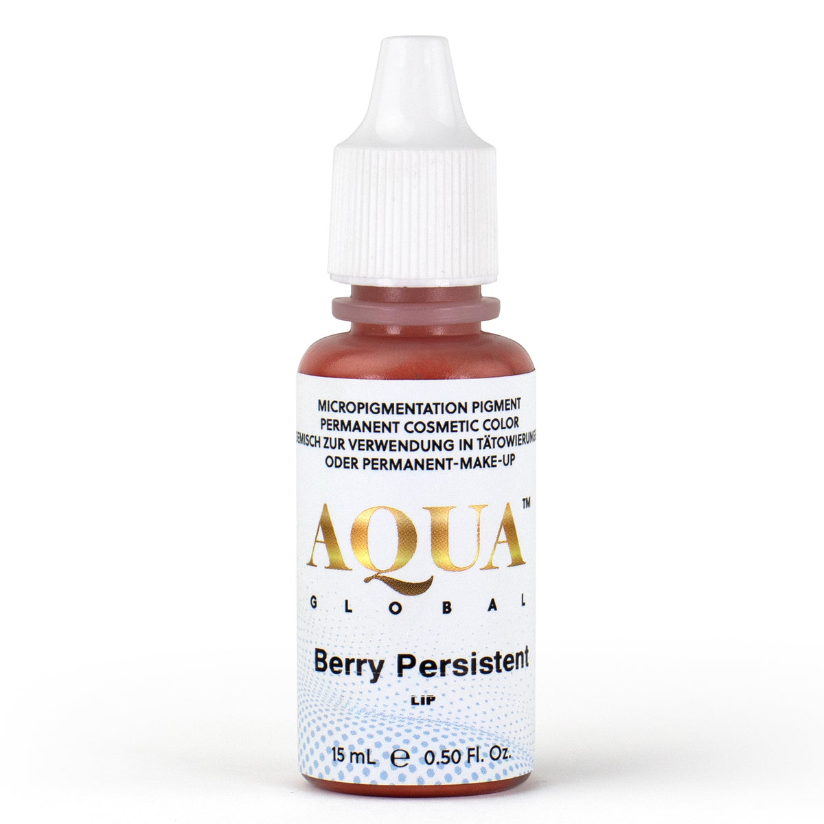 Aqua Global Berry Persistent lip pigment by Li Pigments – a  mauve-berry shade that adds depth and dimension to any lip set. One of Teryn Darling’s faves for mixing with other Aqua Global lip pigments to create customized, rich beautiful results

