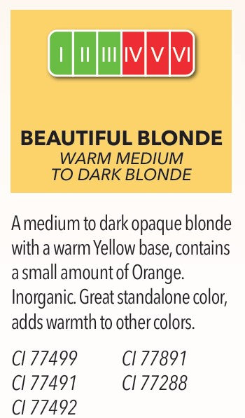 Li Pigments, Aqua, Beautiful Blonde, PMU Supplies, Girlz Ink