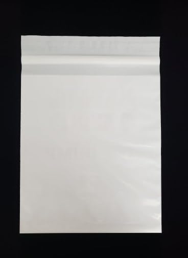 White resealable PMU pigment storage bag displayed on a black background, ideal for organizing permanent makeup supplies and pigments.