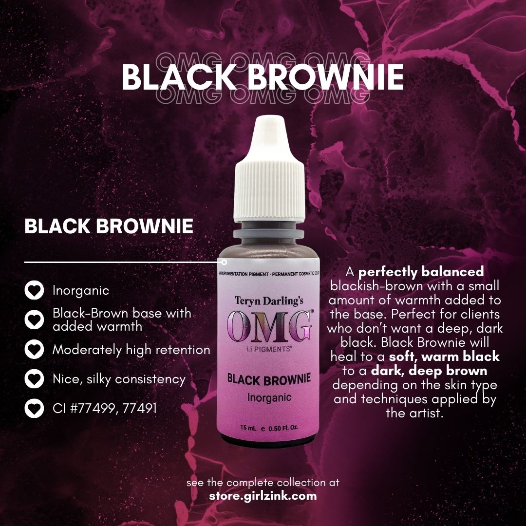 OMG® Eyeliner Pigment - Black Brownie