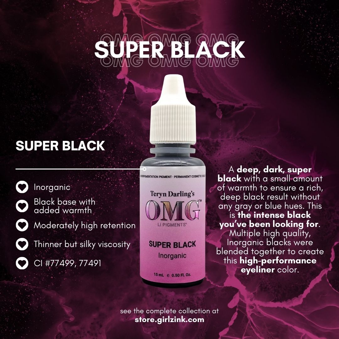 OMG® Eyeliner Pigment - Super Black