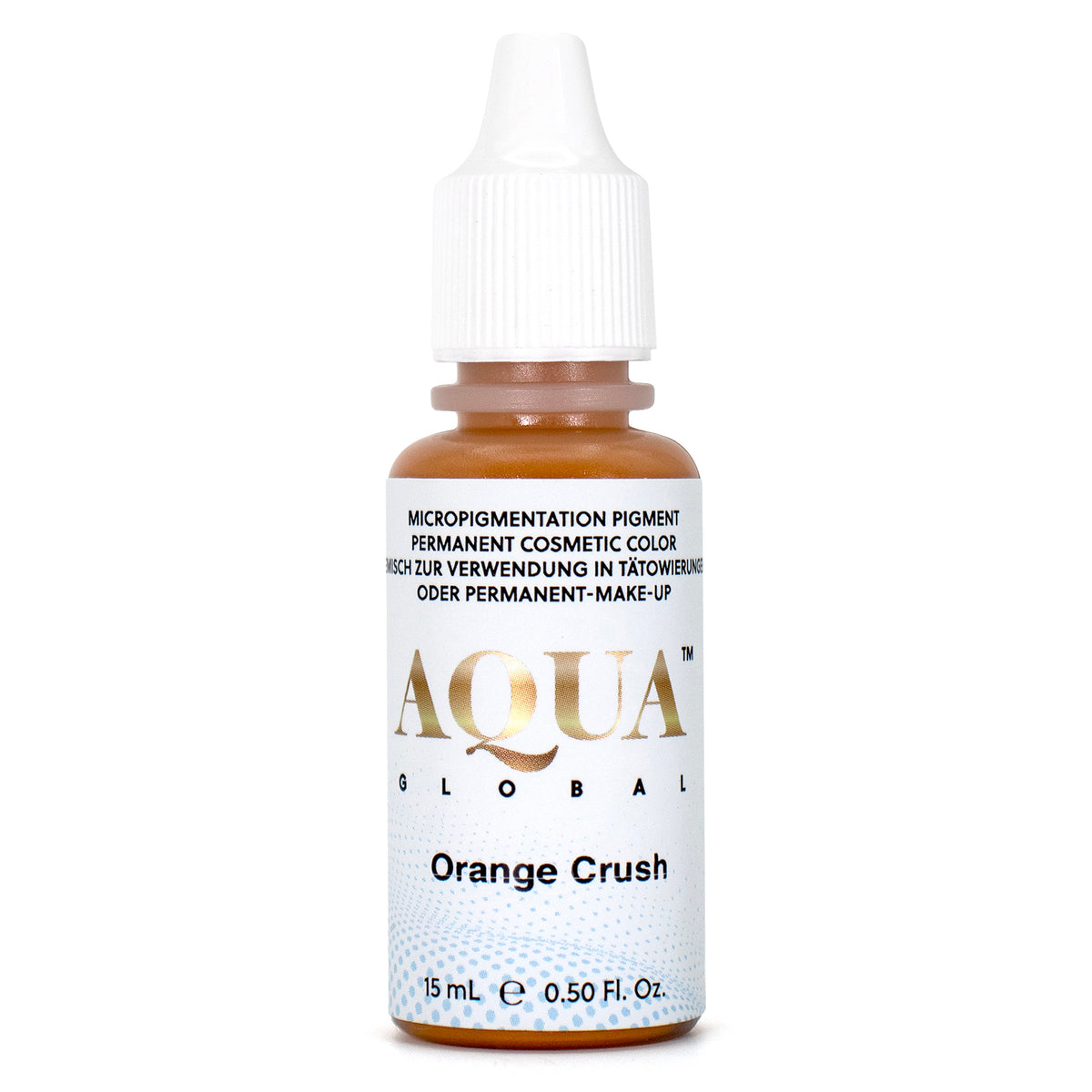 Orange Crush Eyebrow Pigment by Li Pigments for correcting dark gray, charcoal gray, and stubborn dark blue eyebrows