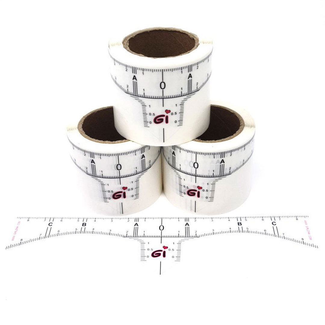 Girlz Ink Brow Ruler Sticker Roll Of 50