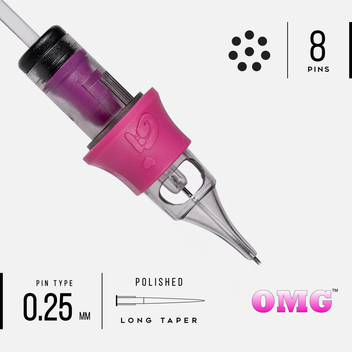 OMG Needles® - 8 Round Shader #8