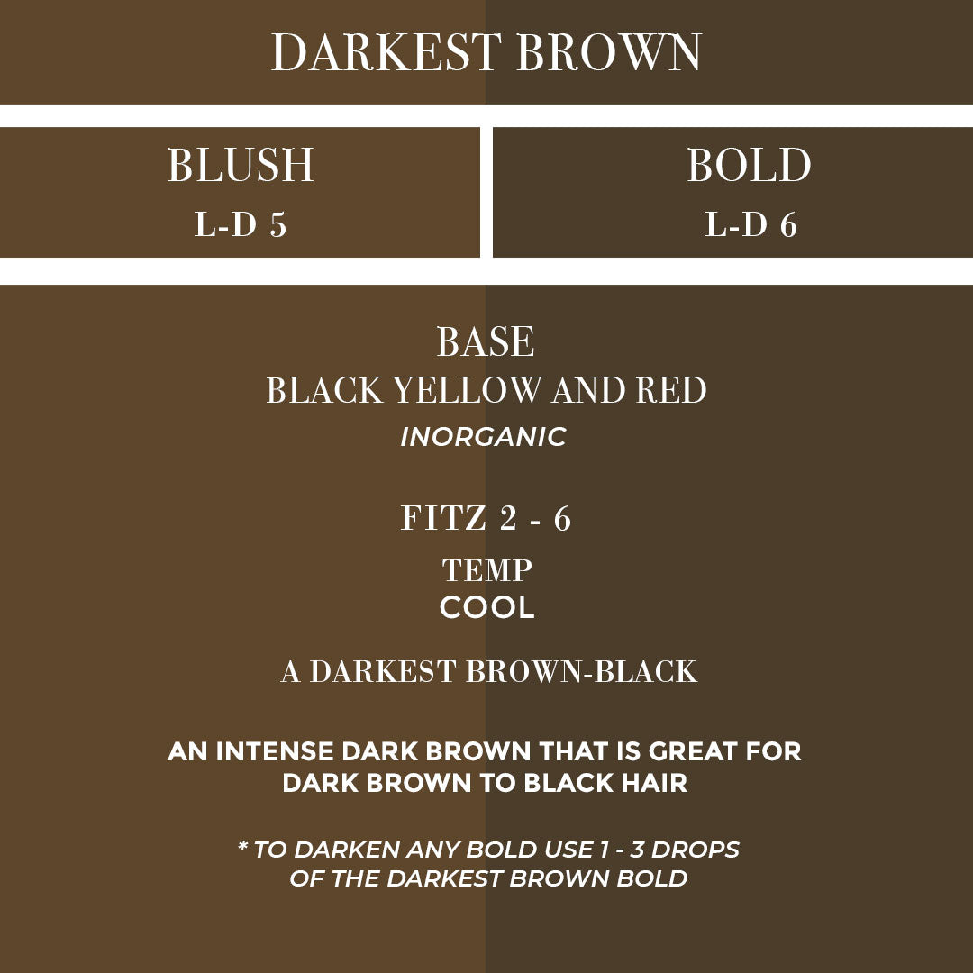 Li Pigments Blush To Bold - Darkest Brown Bold 15ml