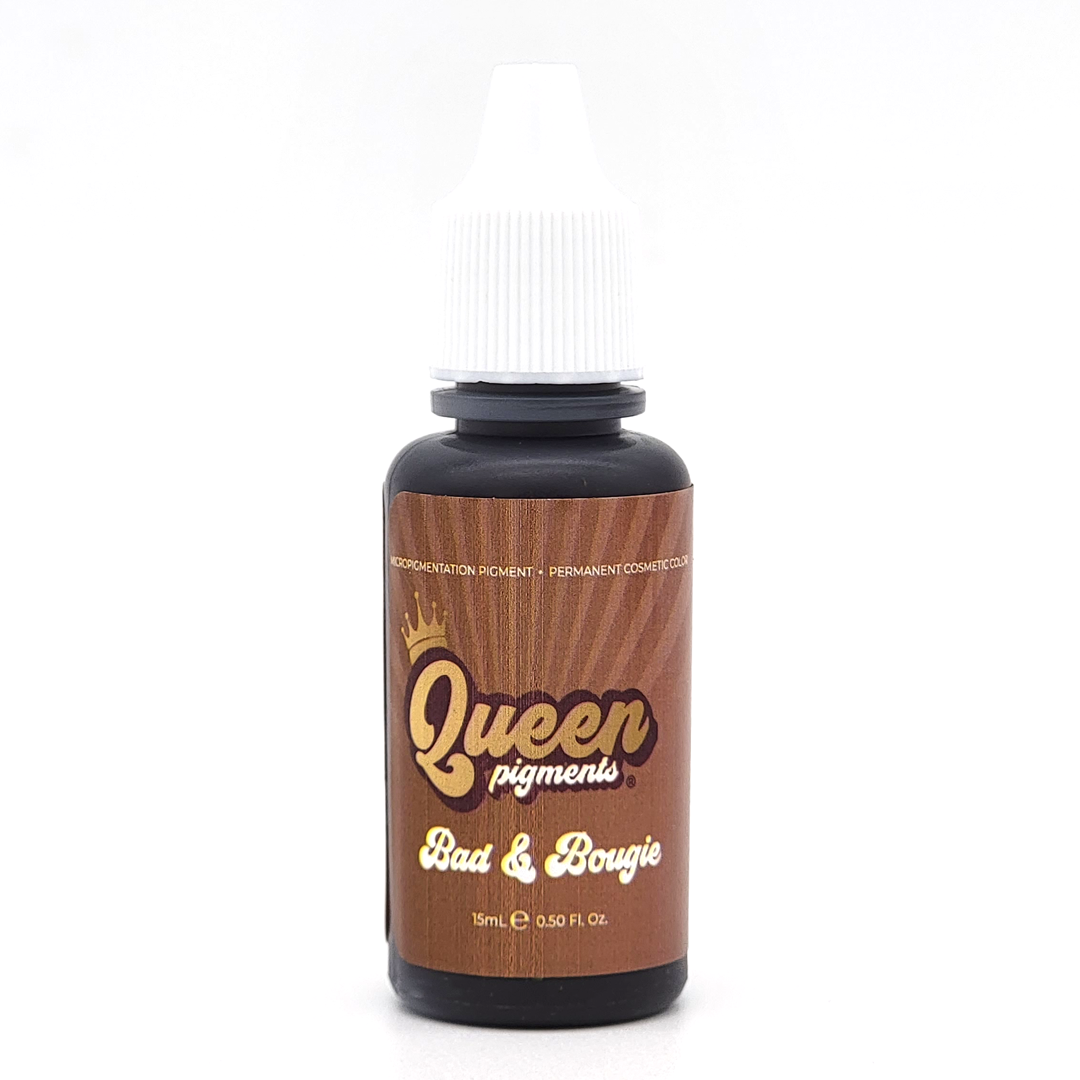 Bad &amp; Bougie Queen Pigments® - Rich, Cool-Toned Pigment for Flawless Brows on Melanin-Rich Skin