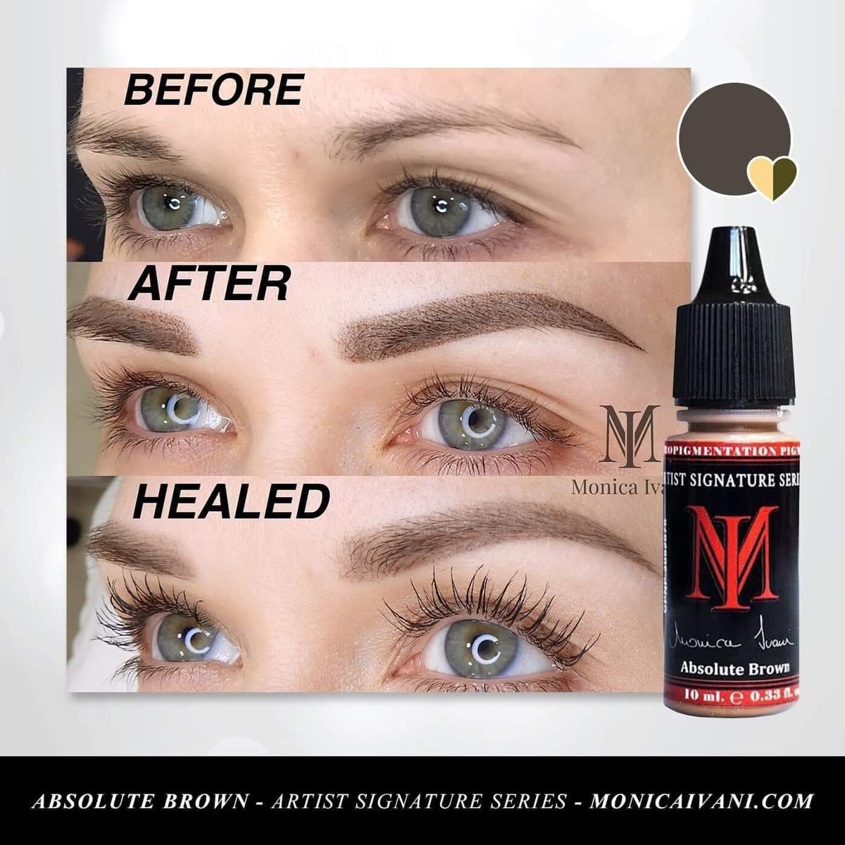 Monica Ivani® Signature Series Eyebrow Pigments